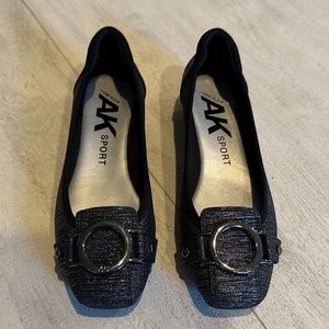 Anne Klein Sport Umeko Pewter Ballet Flat  - Size 6